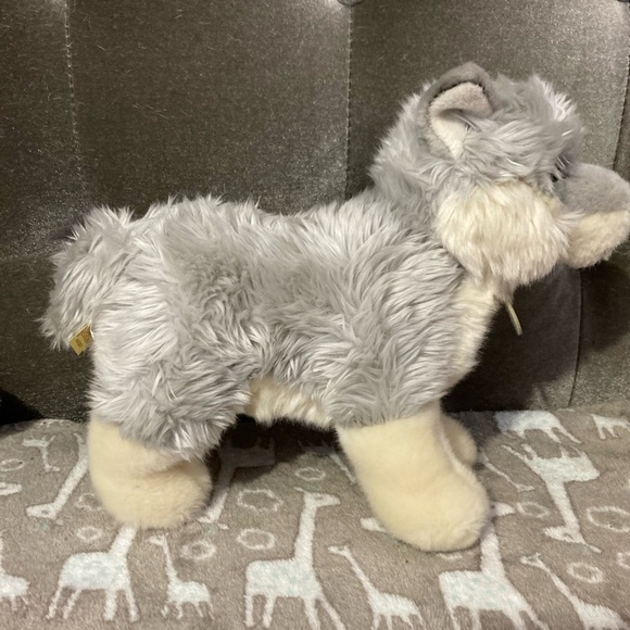 Aurora Medium Wolf Pup Miyoni Tots Adorable Stuffed Animal Gray 10" - Picture 2 of 8